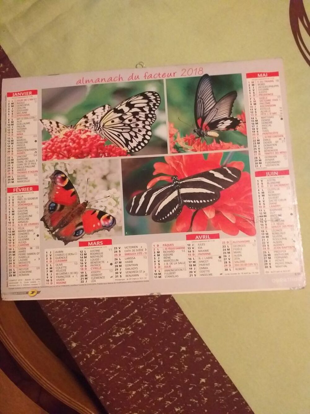 6 CALENDRIERS POSTAUX Livres et BD