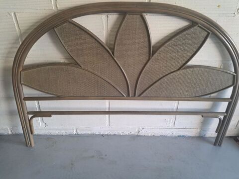 Tete de lit en rotin   110 Osny (95)