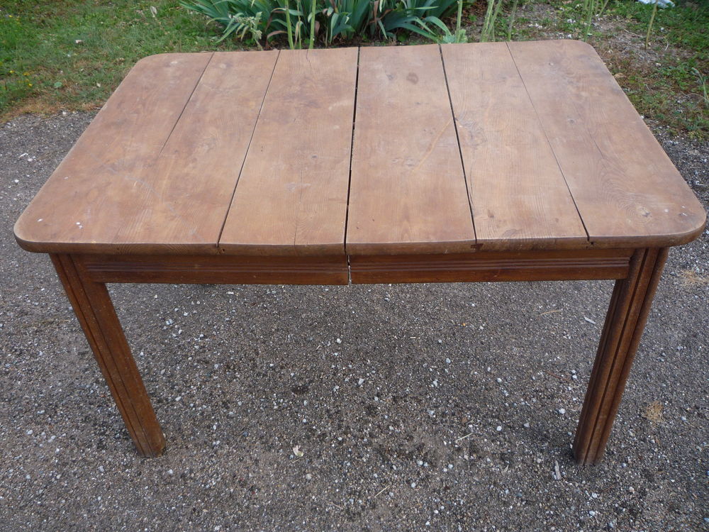 Table rectangulaire pitchpin Meubles
