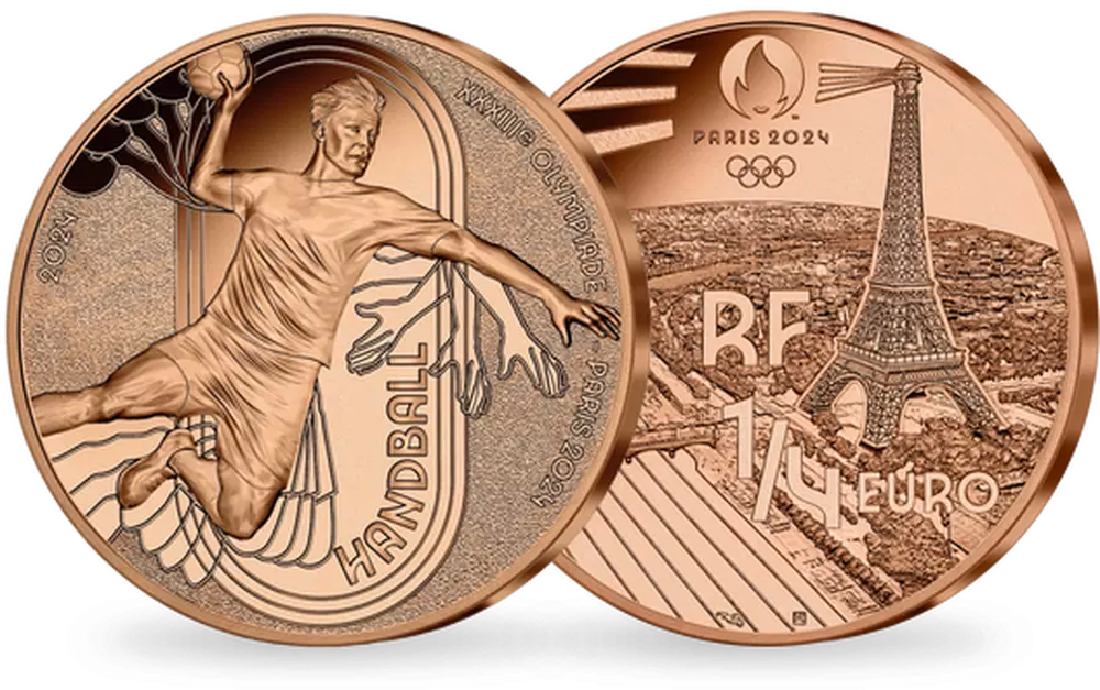 collection de 1/4e - Sports Handball - JO Paris 2024 