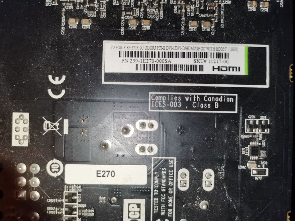 Sapphire Radeon R9 270X - Vapor X Matériel informatique