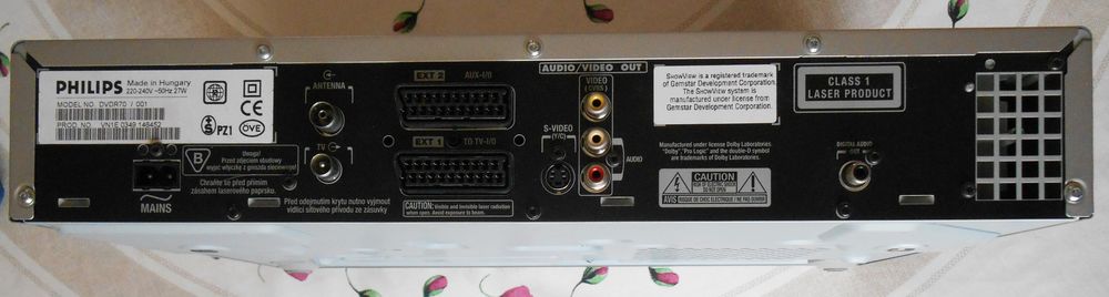 Lecteur DVD PHILIPS
Photos/Video/TV