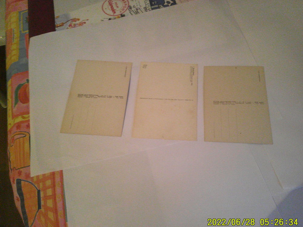 lot de ( 19 ) cartes anciennes de JEAMES DEAN 
