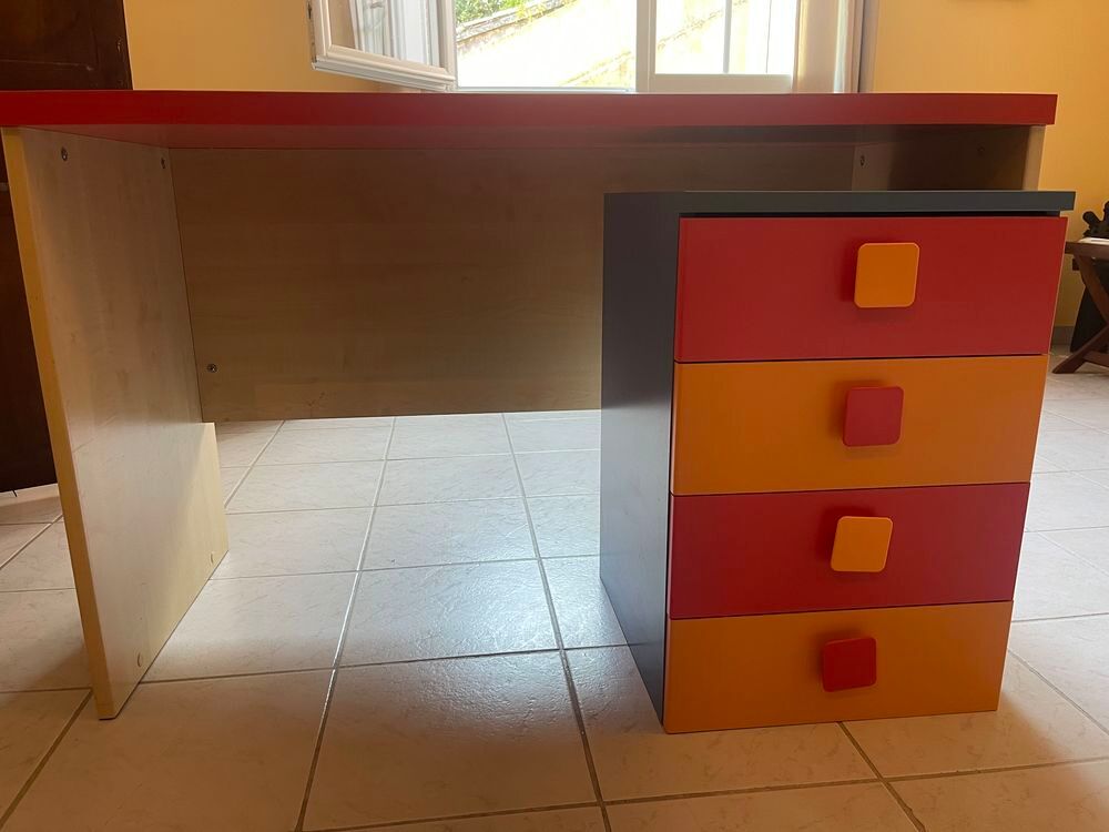 bureau enfant avec caisson i Meubles