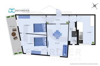 Vente Appartement THONON-LES-BAINS APPARTEMENT T3  58,55 M² Thonon les bains