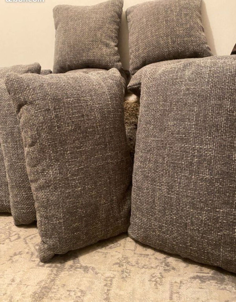 lot coussin d&eacute;coration Maroquinerie