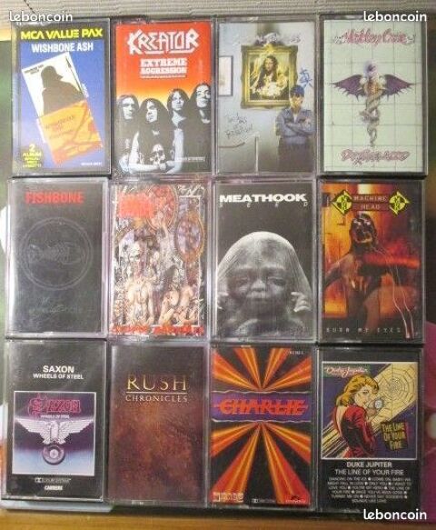 Cassettes audio Rock - Hard Rock ? Metal 0 H�rouville-Saint-Clair (14)