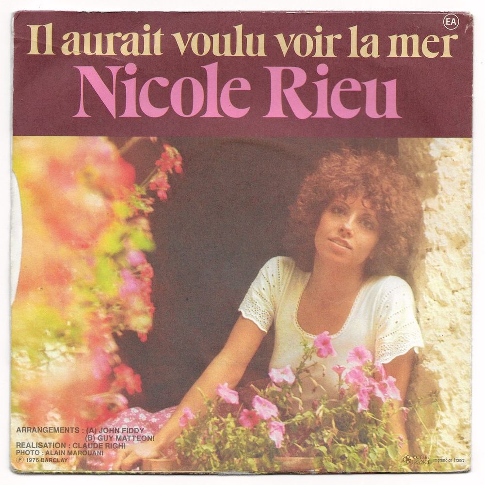 NICOLE RIEU-45t- L'IMMIGRANT /IL AURAIT VOULU VOIR LA MER-76 CD et vinyles