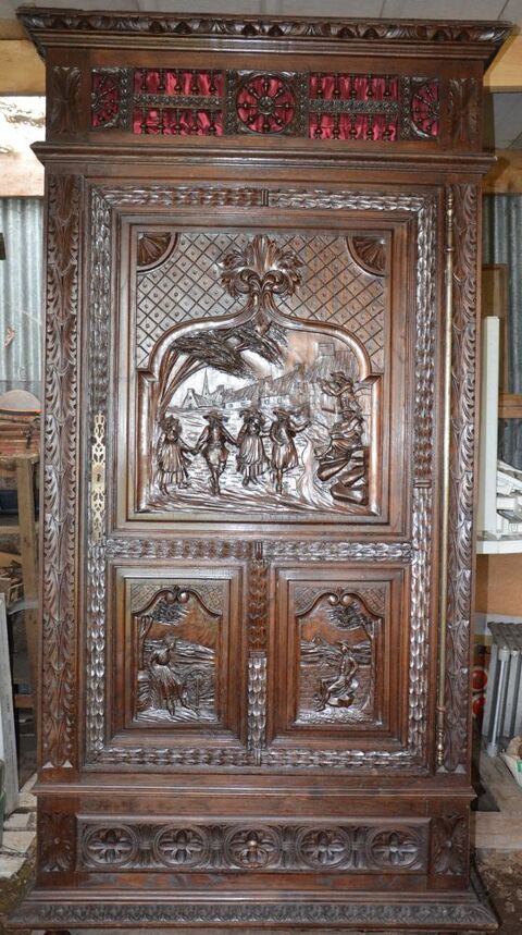 Armoire bretonne (Bonnetière) 400 Malguénac (56)