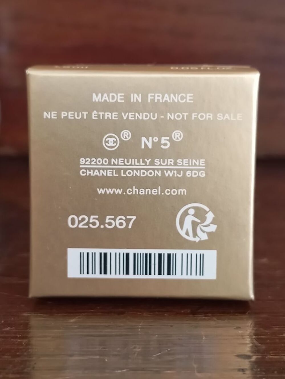 Miniature de parfum Chanel N&deg;5 No&euml;l 2024 