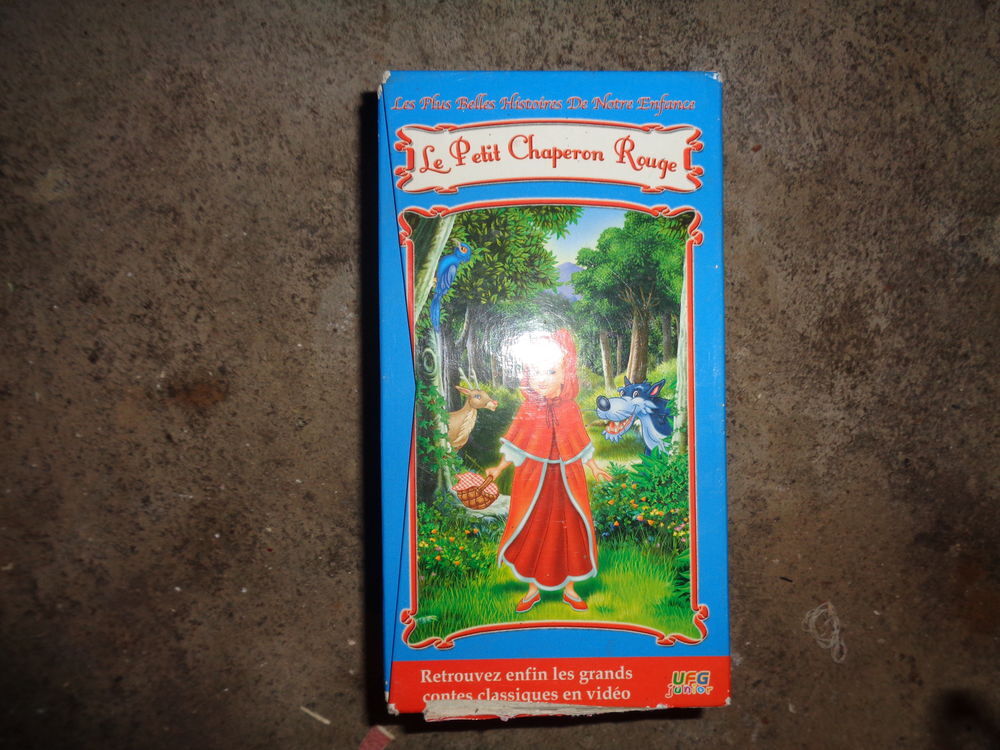 Lot 3 K7 Petit Chaperon Rouge DVD et blu-ray