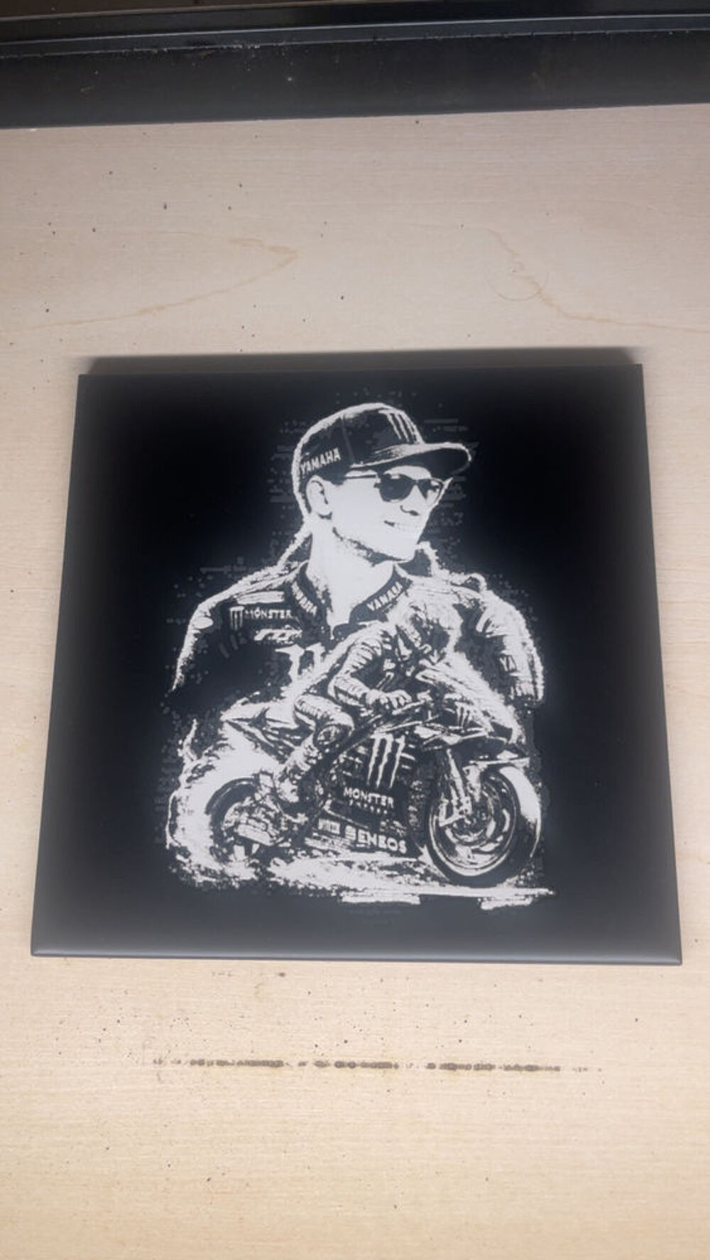 Gravures au laser sur carrelage Décoration