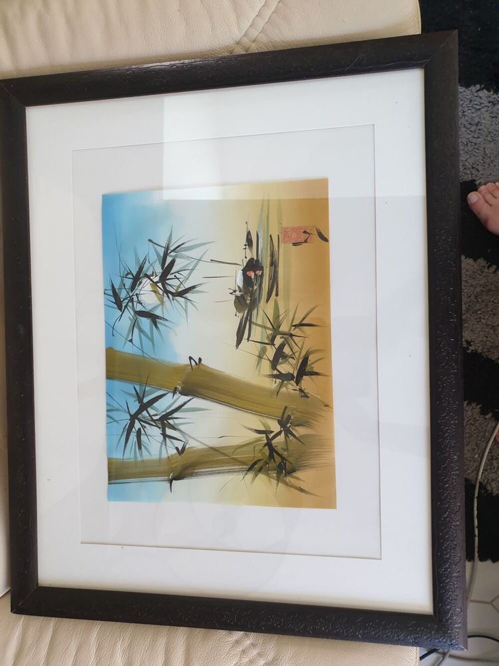 Tableau repr&eacute;sentant le Vietnamien : Paysage Décoration