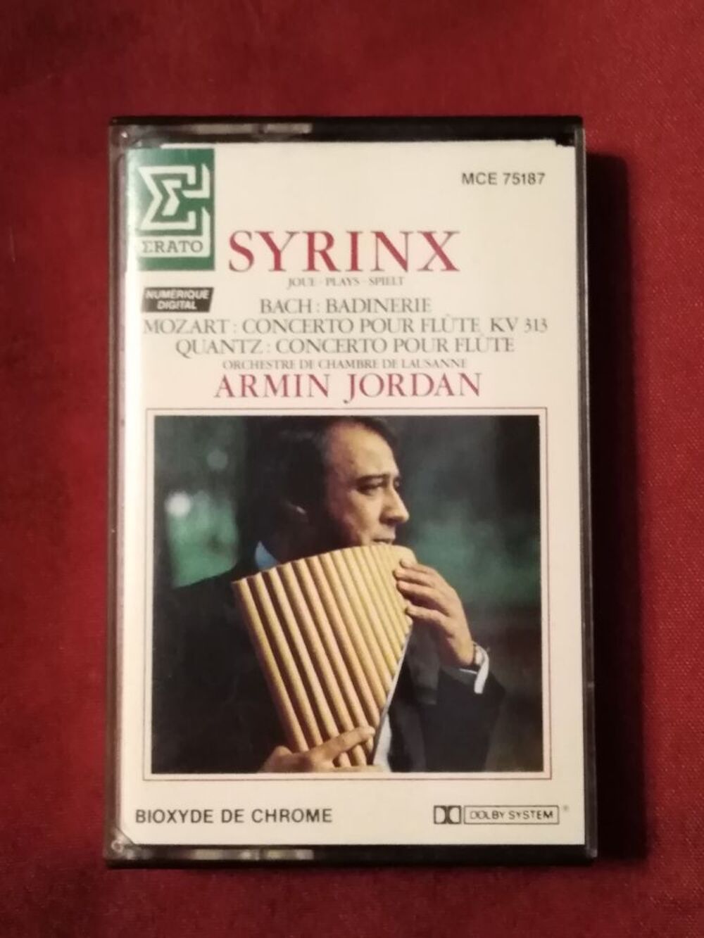 Cassette audio Syrinx CD et vinyles