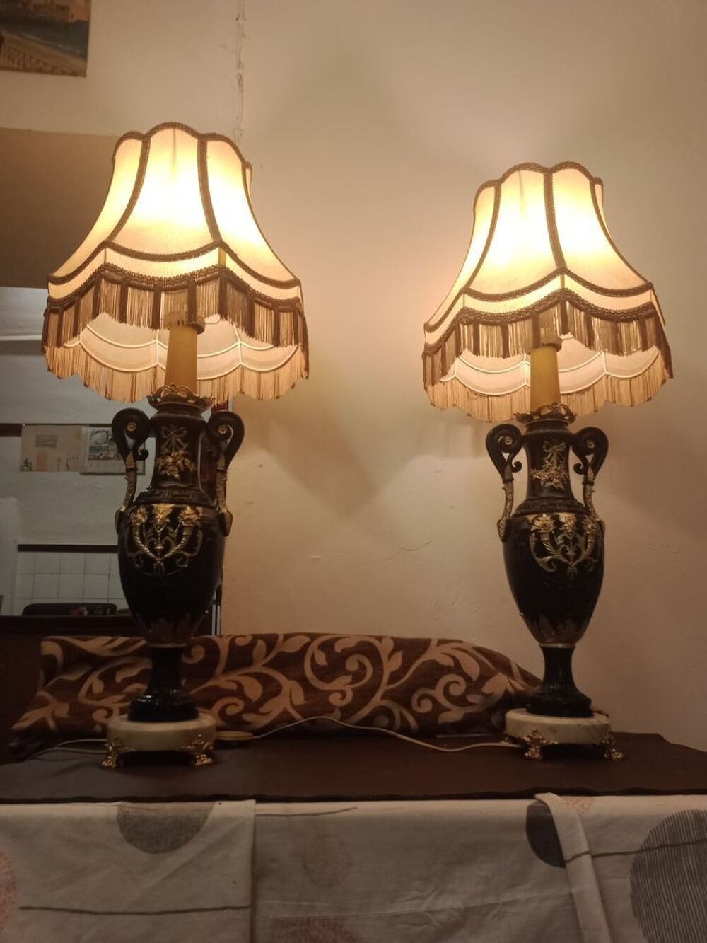 2 grande lampe ancienne Décoration