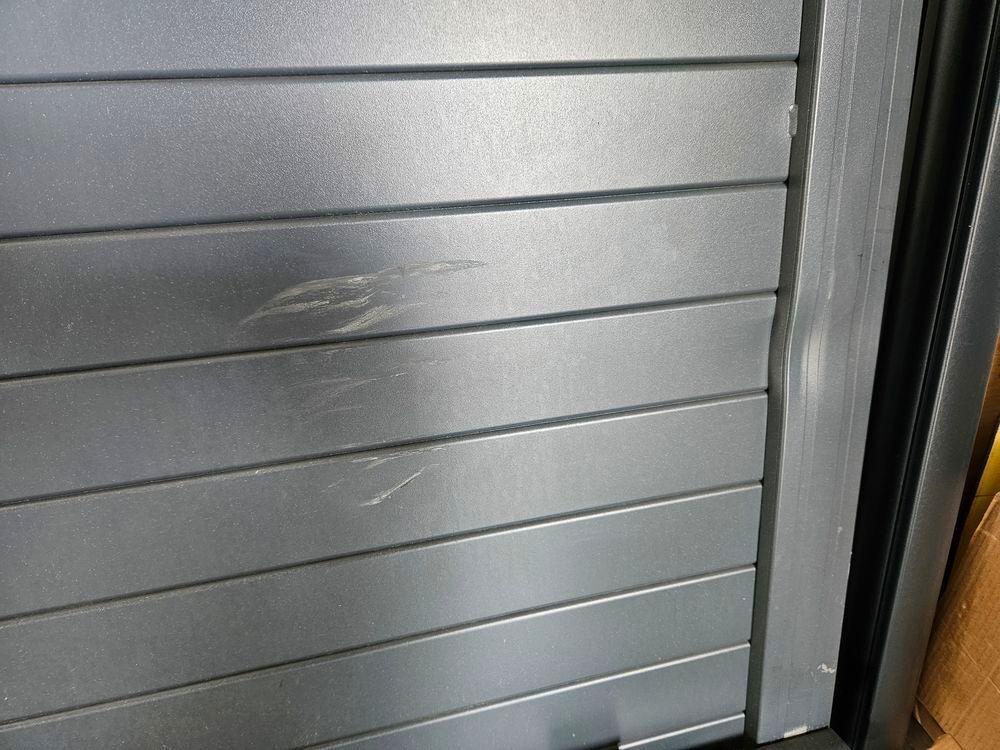 portail coulissant aluminium 3.87m Bricolage