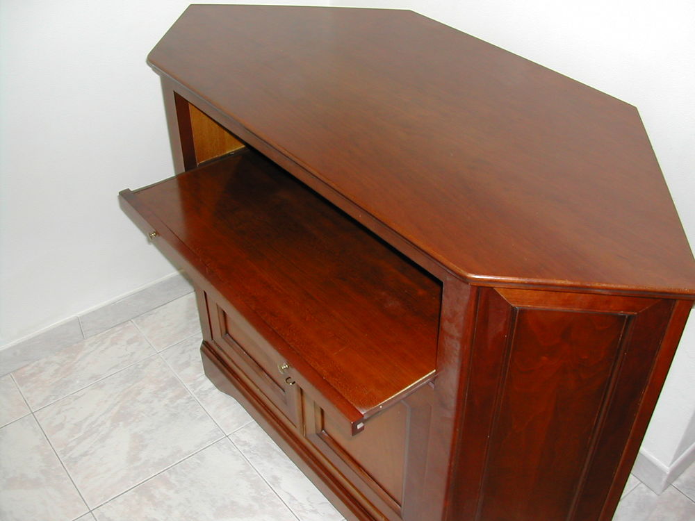 Meuble TV d'angle en merisier Meubles