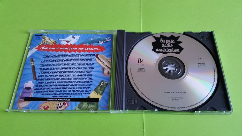 LES PUBS RADIO AM&Eacute;RICAINE CD et vinyles