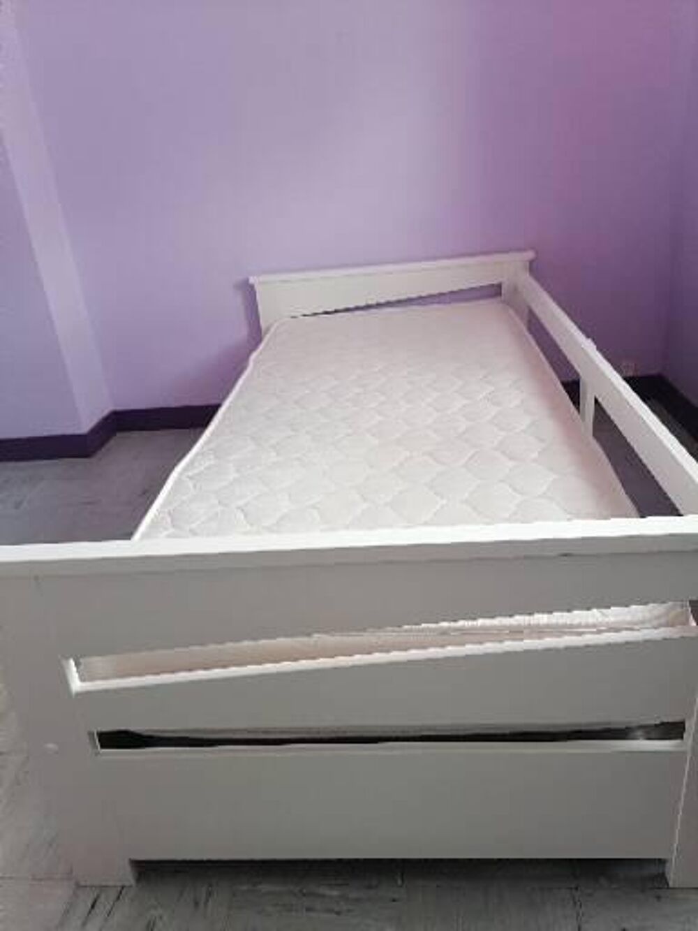 Lit une personne avec 2 matelas et couchages Mobilier enfants