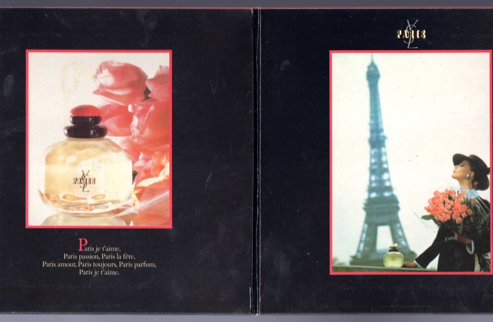 45t Promo Yves St Laurent : Paris je t'aime - Vinyle couleur CD et vinyles