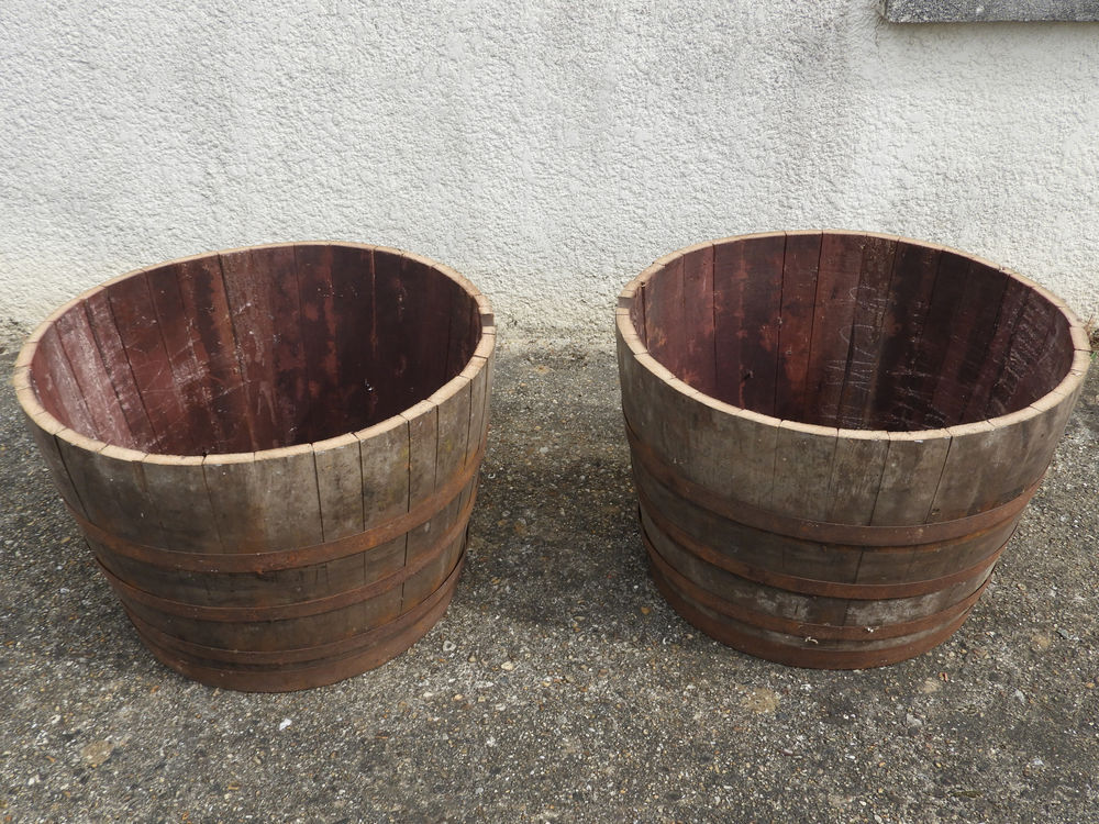 Demi barriques - Jardini&egrave;res Décoration