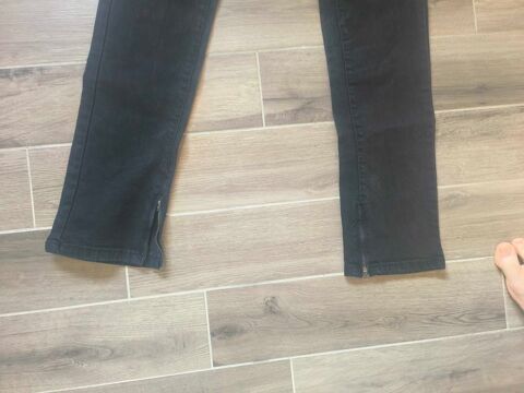 €‹Jean Noir Slim Zippé aux Chevilles €  Penélope & Mónica Cruz for MNG (Taille 40) 10 Passa (66)