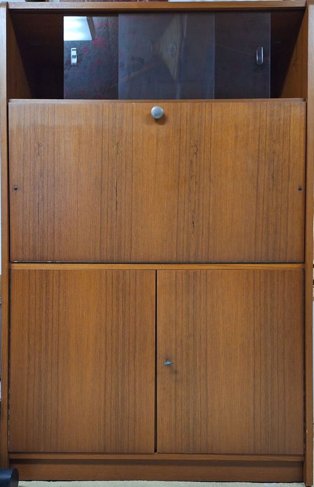 Meuble secr&eacute;taire en teck vintage (ann&eacute;es 70) Meubles