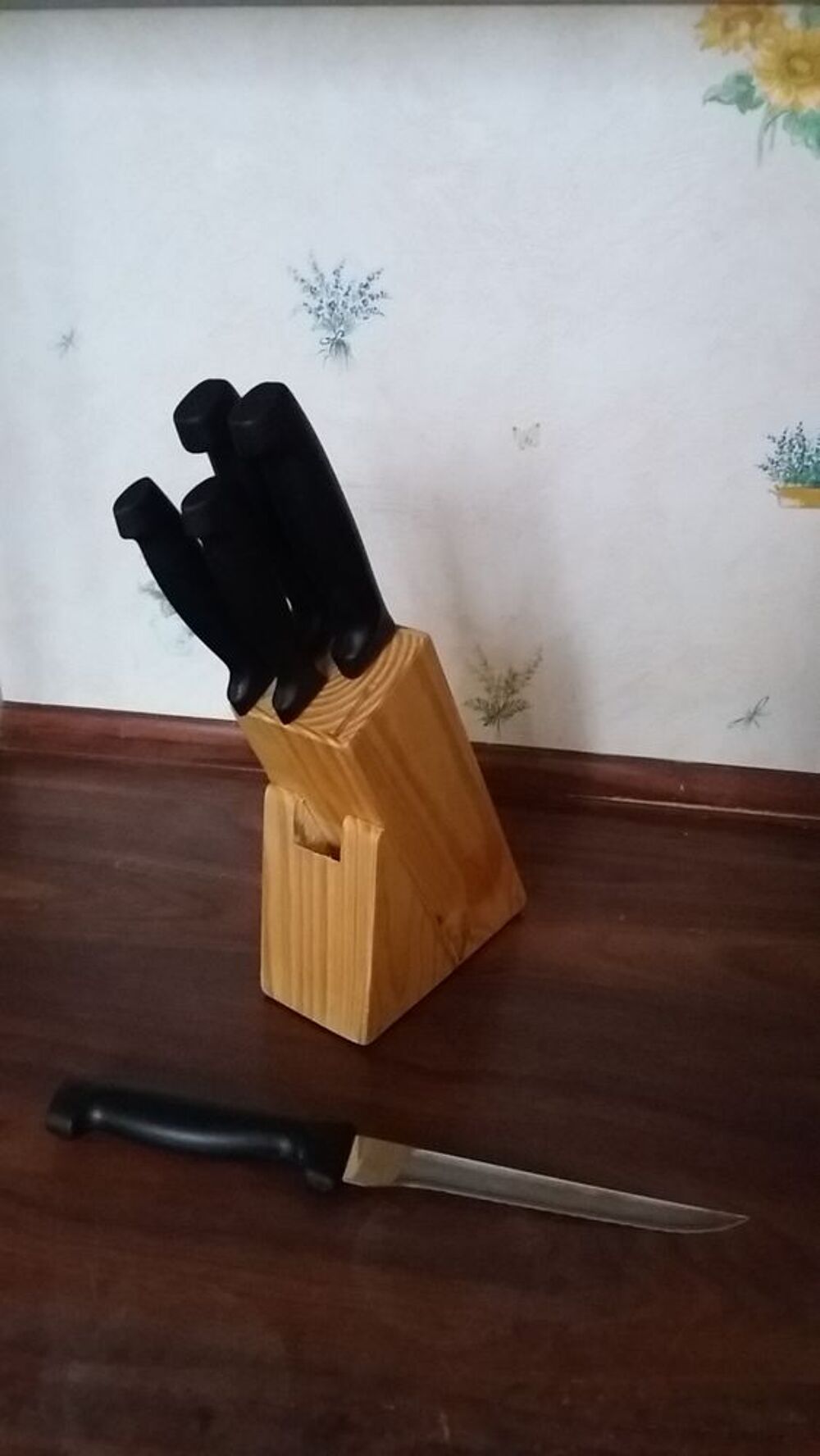 couteaux de cuisine et bloc de rangement Electroménager