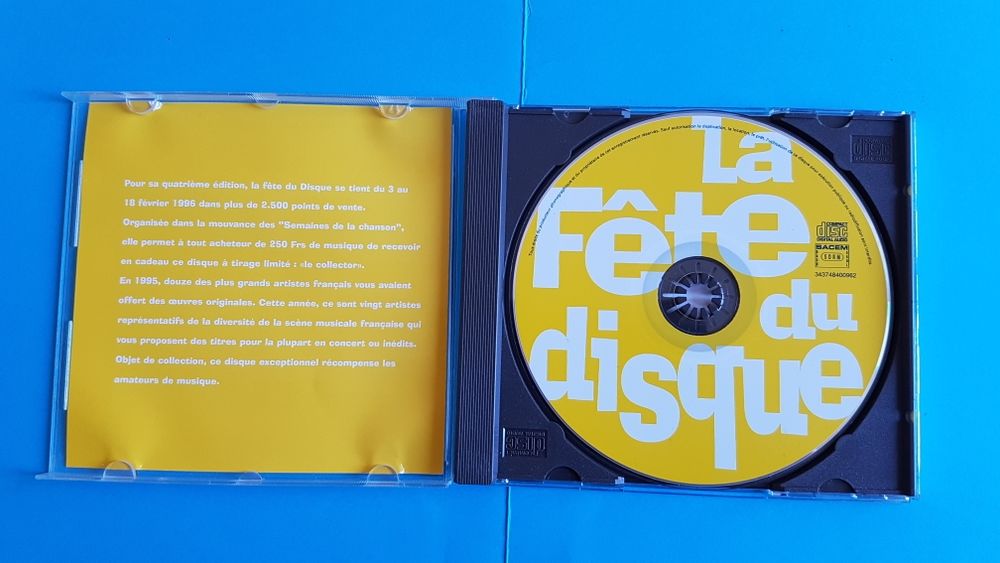 LA F&Ecirc;TE DU DISQUE CD et vinyles