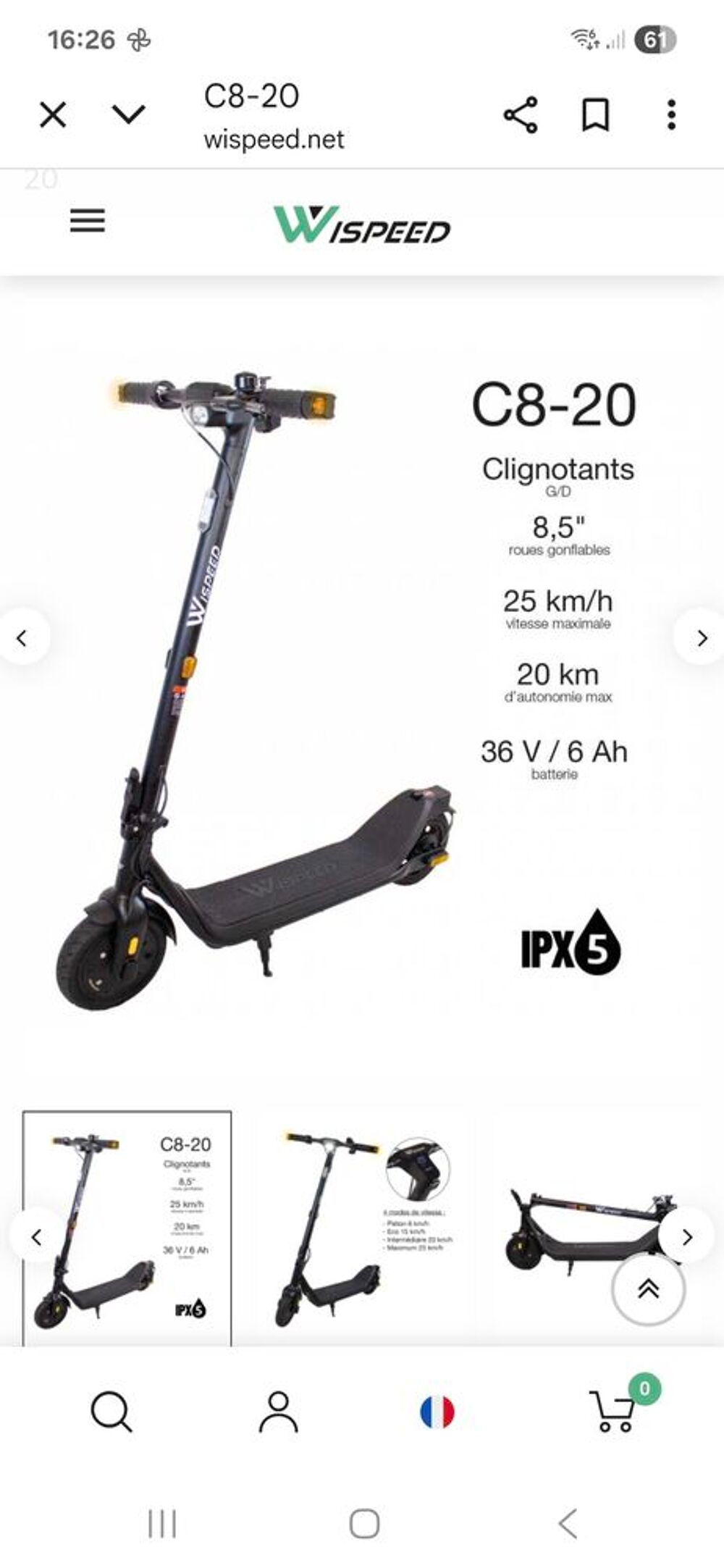 Trottinette wespeed Sports
