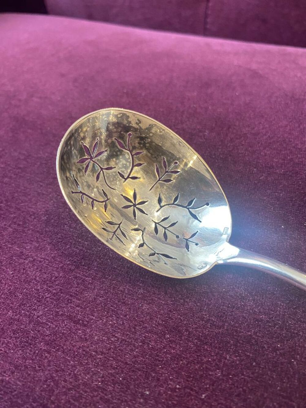 Petite cuill&egrave;re avec fleur simple Décoration