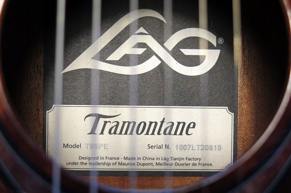 Guitare L&acirc;g Tramontane T98 Parlor Electro comme neuve Instruments de musique