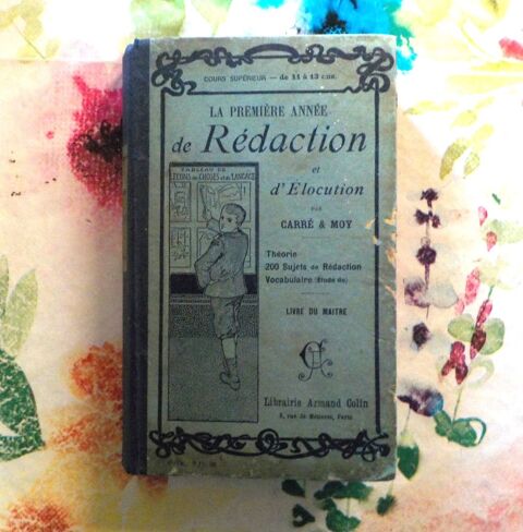 LA PREMIERE ANNEE DE REDACTION ET D'ELOCUTION 1904 12 Bubry (56)