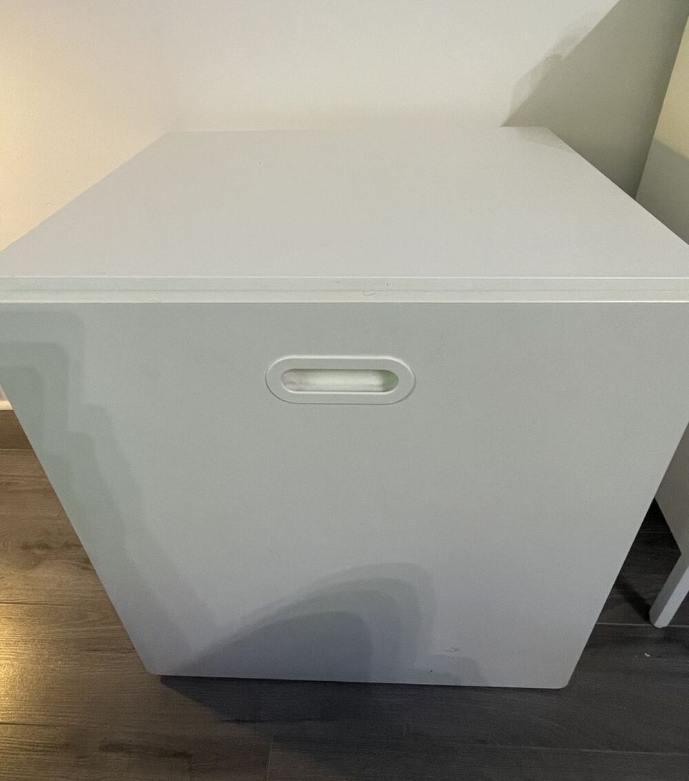 Meuble de rangement &agrave; jouets blanc Mobilier enfants