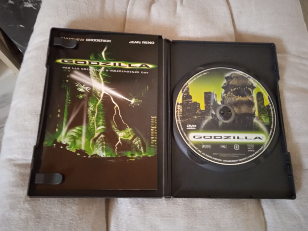 DVD Godzilla
1998 DVD et blu-ray