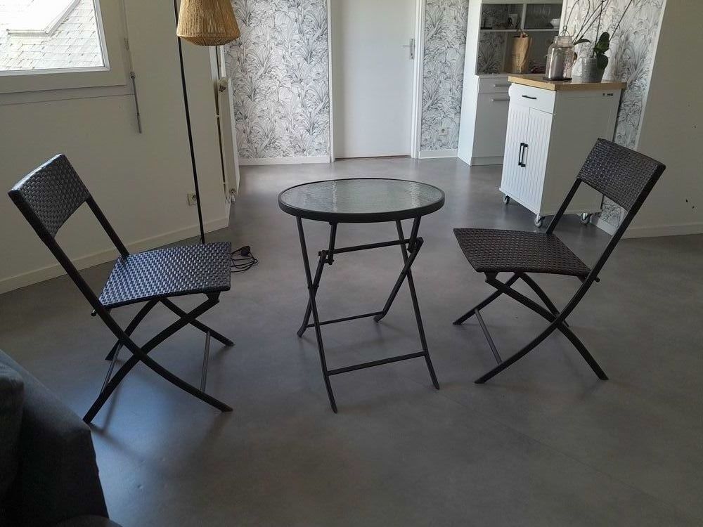 set table et chaises pour jardin ou balcon. Neuf Jardin