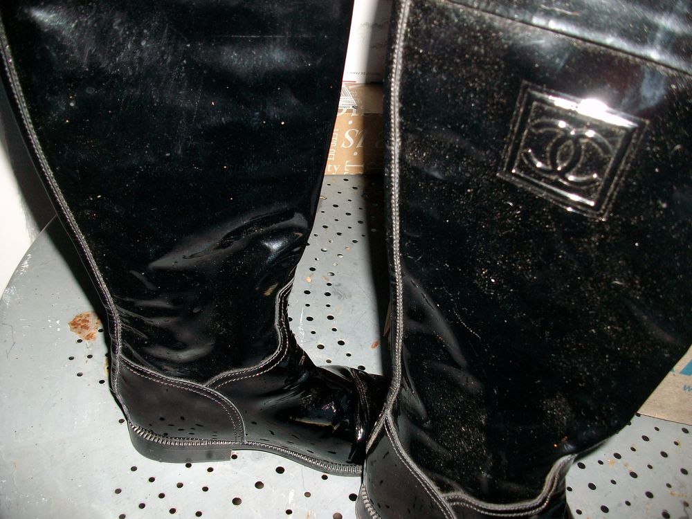 bottes en cuir Chaussures