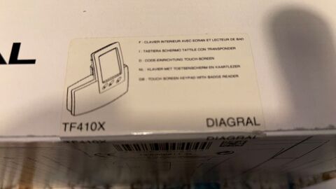 diagral TF410X neuf plus 3 badges 85 Bagnols-sur-C�ze (30)