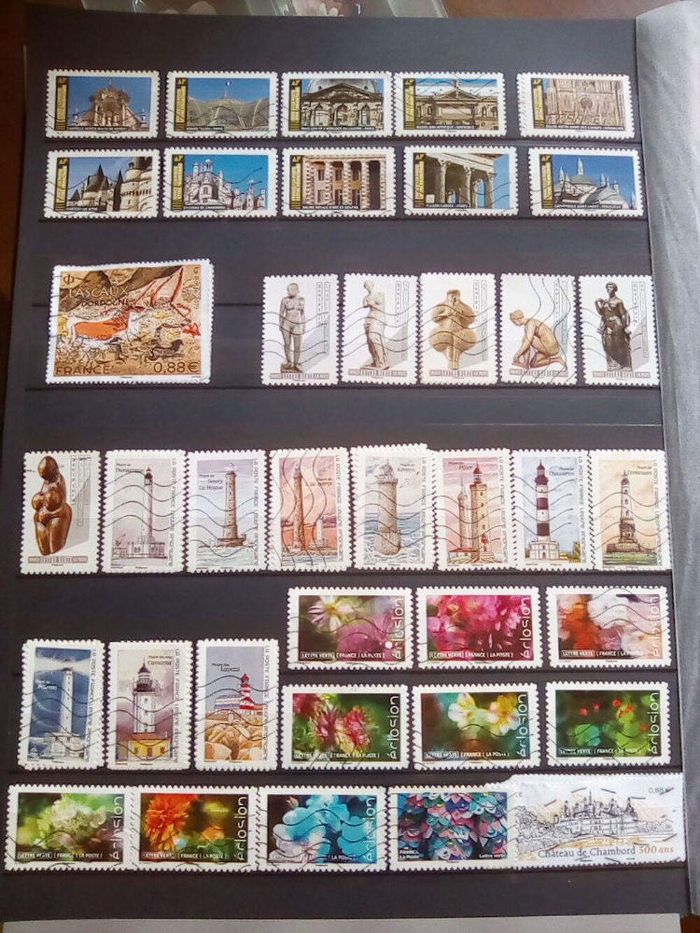 Timbres de France oblit&eacute;r&eacute;s 2019
