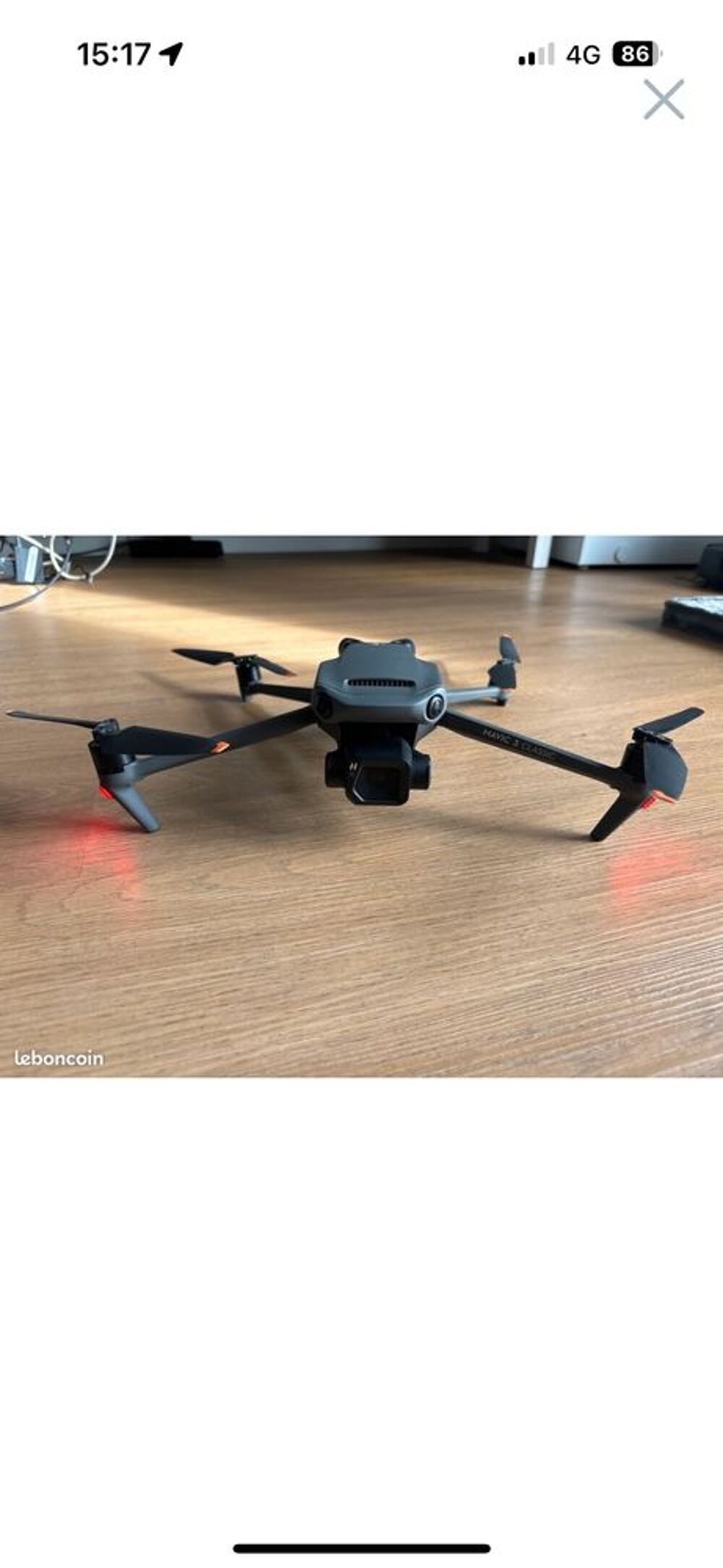 Mavic 3 Classic + RC N1 + 2 Batteries + pochette de transport + 4 paires d'h&eacute;lices + chargeur 3 places Photos/Video/TV
