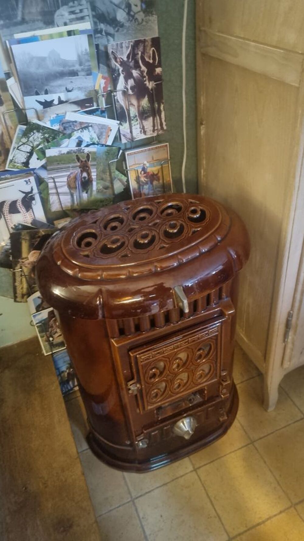POELE A BOIS ROSIERES ANCIEN Meubles