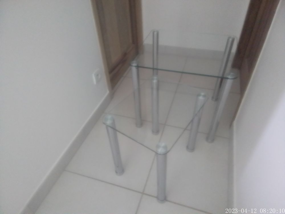Ensemble 3 meubles en verre Meubles
