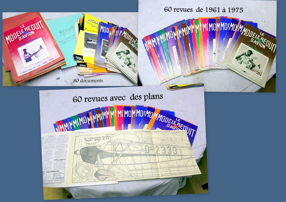 Revues "Le Mod&egrave;le r&eacute;duit avions" Livres et BD