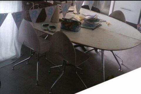 Belle table de salle � manger et 3 chaises pivotantes 50 Gr�zieu-la-Varenne (69)