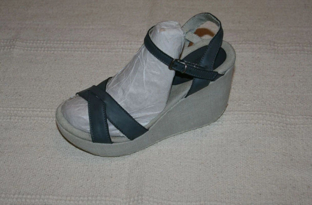 Sandales compens&eacute;es couleur gris 38 femme Chaussures