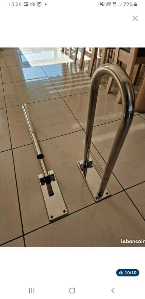 barres de maintien PMR en inox delabie neuves 130 88110 Raon-l'tape