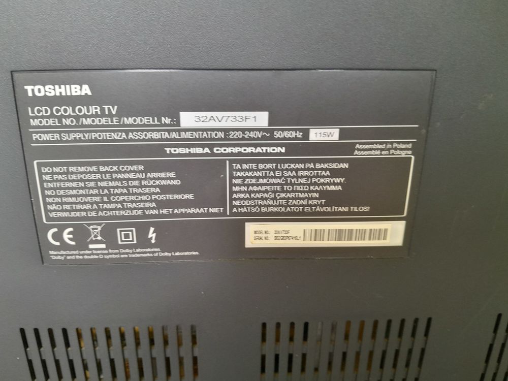 Tv toshiba 80 cm Audio et hifi