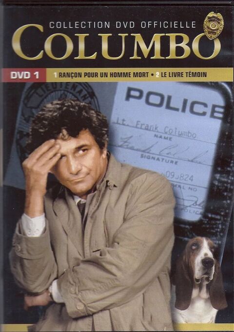 COLUMBO dvd 1 - rancon pour un homme mort - le livre temoin 5 Beauchamp (95)