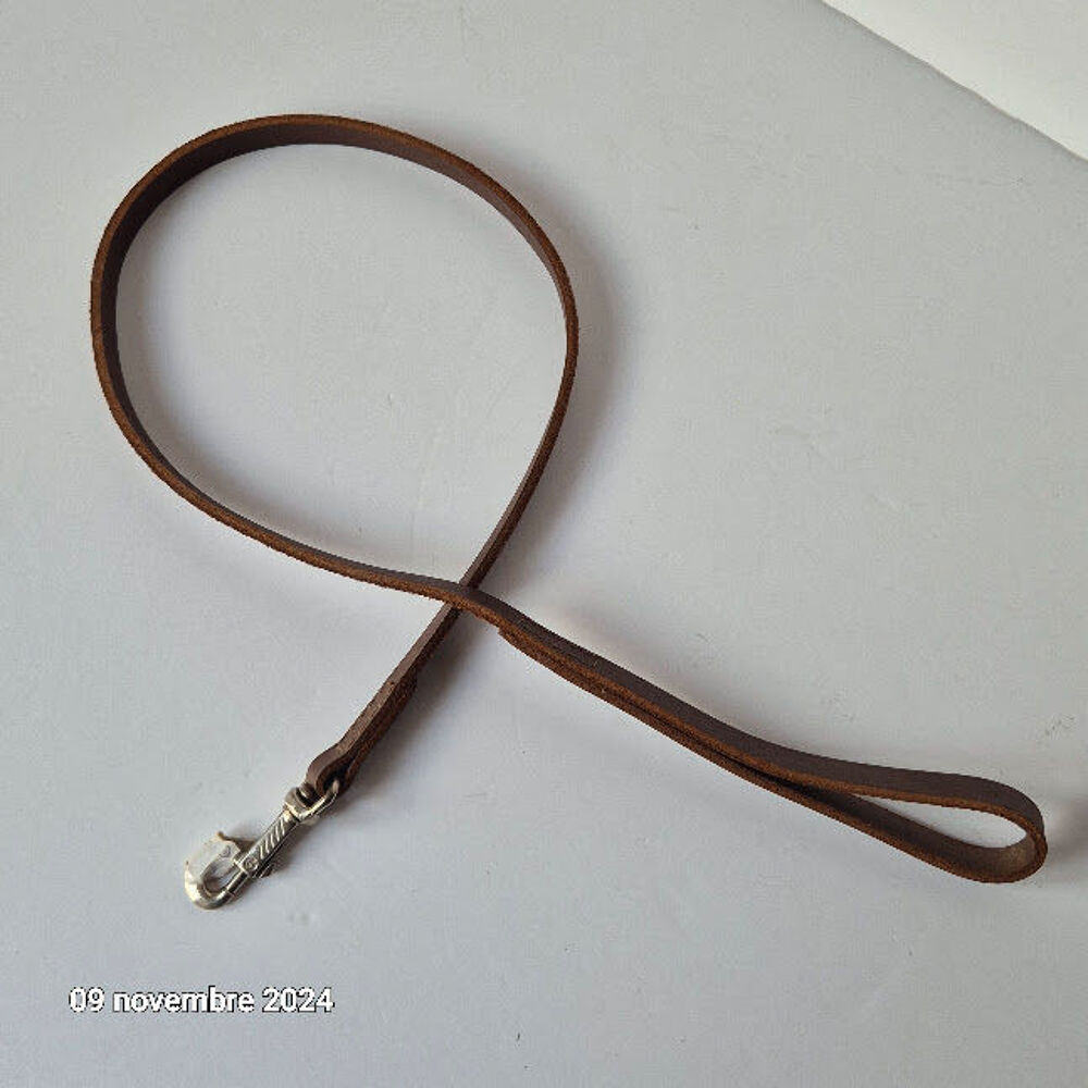 Laisse pour chien en cuir &eacute;pais de qualit&eacute; premium , fabriqu Sports