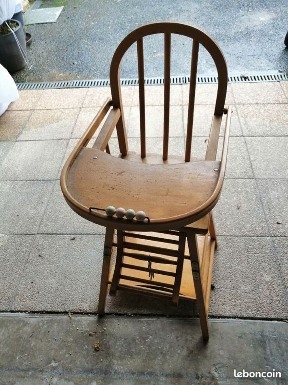 Chaise de table vintage bois Décoration